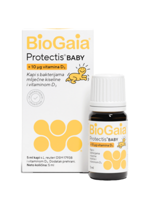 BioGaia® Protectis® kapi za bebe s vitaminom D 